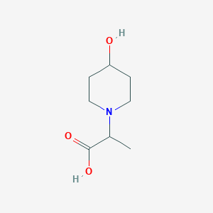 2-(4-Hydroxypiperidin-1-yl)propanoic acid