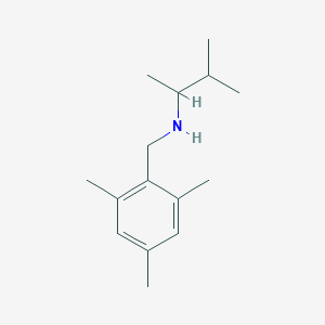 (3-Methylbutan-2-yl)[(2,4,6-trimethylphenyl)methyl]amine