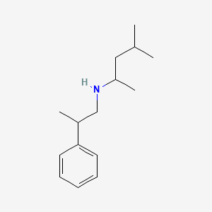 (4-Methylpentan-2-yl)(2-phenylpropyl)amine