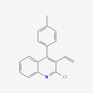 2-Chloro-3-ethenyl-4-(4-methylphenyl)quinoline