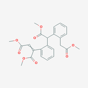 Dimethyl 2-(2-{2-methoxy-1-[2-(2-methoxy-2-oxoethyl)phenyl]-2-oxoethyl}phenyl)but-2-enedioate