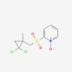 2-[(2,2-Dichloro-1-methylcyclopropyl)methanesulfonyl]-1-oxo-1lambda~5~-pyridine