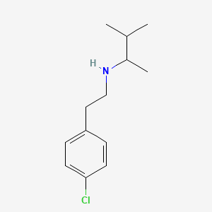 molecular formula C13H20ClN B1461440 [2-(4-Chlorophenyl)ethyl](3-methylbutan-2-yl)amine CAS No. 1036589-80-6