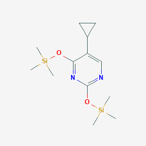 Pyrimidine, 5-cyclopropyl-2,4-bis[(trimethylsilyl)oxy]-