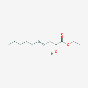 Ethyl 2-hydroxydec-4-enoate