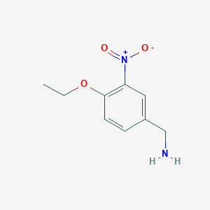 molecular formula C9H12N2O3 B1461446 4-Ethoxy-3-nitrobenzylamine CAS No. 1094264-93-3