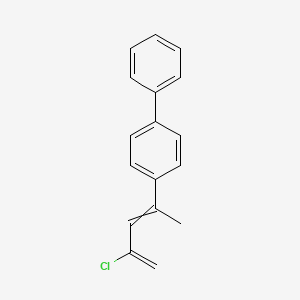 4-(4-Chloropenta-2,4-dien-2-yl)-1,1'-biphenyl