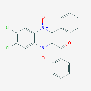 Methanone, (6,7-dichloro-1,4-dioxido-3-phenyl-2-quinoxalinyl)phenyl-