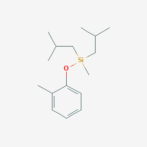 Methyl(2-methylphenoxy)bis(2-methylpropyl)silane