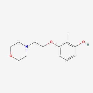 molecular formula C13H19NO3 B1461454 2-Methyl-3-[2-(morpholin-4-yl)ethoxy]phenol CAS No. 1094370-22-5
