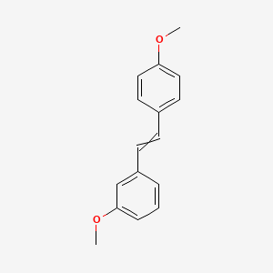 molecular formula C16H16O2 B14614544 1-Methoxy-3-[2-(4-methoxyphenyl)ethenyl]benzene CAS No. 59276-81-2