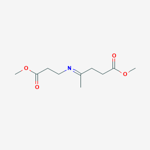 Methyl (4E)-4-[(3-methoxy-3-oxopropyl)imino]pentanoate