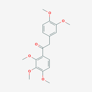 2-(3,4-Dimethoxyphenyl)-1-(2,3,4-trimethoxyphenyl)ethan-1-one