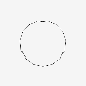 molecular formula C15H24 B14614608 Cyclopentadeca-1,6,11-triene CAS No. 57357-79-6