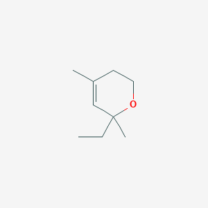 2H-Pyran, 2-ethyl-5,6-dihydro-2,4-dimethyl-