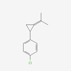 Benzene, 1-chloro-4-[(1-methylethylidene)cyclopropyl]-