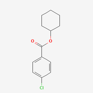 molecular formula C13H15ClO2 B14614636 Cyclohexyl 4-chlorobenzoate CAS No. 58435-20-4