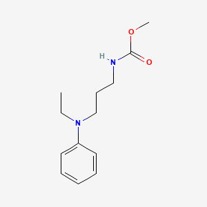 molecular formula C13H20N2O2 B14614637 Methyl {3-[ethyl(phenyl)amino]propyl}carbamate CAS No. 60810-01-7