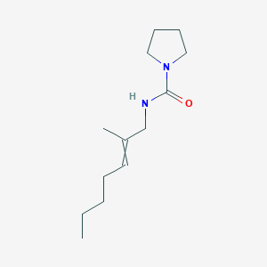 N-[(E)-2-methylhept-2-enyl]pyrrolidine-1-carboxamide