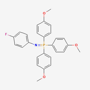 [(4-Fluorophenyl)imino]tris(4-methoxyphenyl)-lambda~5~-phosphane