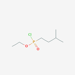 1-[Chloro(ethoxy)phosphoryl]-3-methylbutane