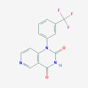 1-[3-(Trifluoromethyl)phenyl]pyrido[4,3-d]pyrimidine-2,4(1H,3H)-dione