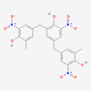 4,4'-[(4-Hydroxy-5-nitro-1,3-phenylene)bis(methylene)]bis(2-methyl-6-nitrophenol)