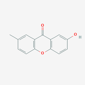 molecular formula C14H10O3 B14614856 2-Hydroxy-7-methyl-9H-xanthen-9-one CAS No. 57855-39-7