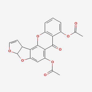 molecular formula C21H14O8 B14614864 Demethyl-diacetyl-sterigmatocystin CAS No. 58086-34-3