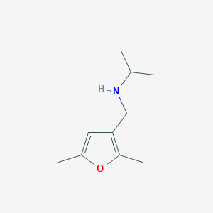 molecular formula C10H17NO B1461487 [(2,5-Dimethylfuran-3-yl)methyl](propan-2-yl)amine CAS No. 1094654-93-9