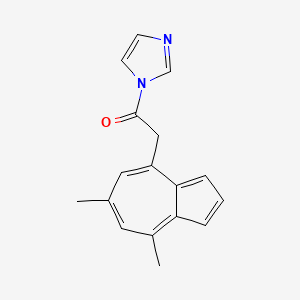 2-(6,8-Dimethylazulen-4-yl)-1-(1H-imidazol-1-yl)ethan-1-one