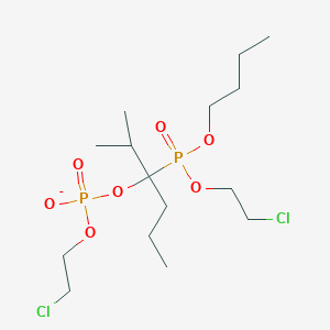 3-[Butoxy(2-chloroethoxy)phosphoryl]-2-methylhexan-3-yl 2-chloroethyl phosphate