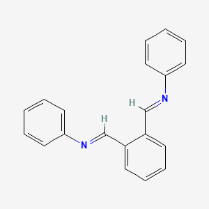 N-phenyl-1-[2-(phenyliminomethyl)phenyl]methanimine