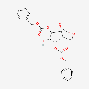 Benzyl (3-hydroxy-2-phenylmethoxycarbonyloxy-6,8-dioxabicyclo[3.2.1]octan-4-yl) carbonate