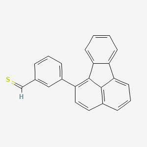 3-(Fluoranthen-1-YL)benzene-1-carbothialdehyde