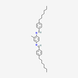 (E,E)-N,N'-(2-Methyl-1,4-phenylene)bis[1-(4-heptylphenyl)methanimine]