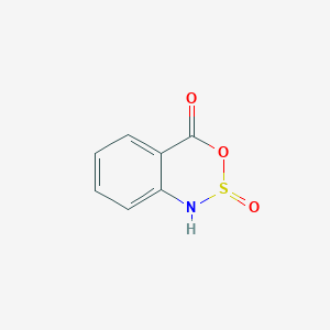 molecular formula C7H5NO3S B14614969 2H-3,2lambda~4~,1-Benzoxathiazine-2,4(1H)-dione CAS No. 60941-84-6