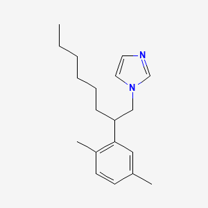 1-[2-(2,5-Dimethylphenyl)octyl]-1H-imidazole