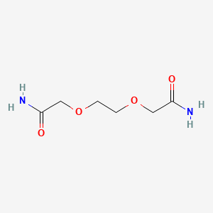 molecular formula C6H12N2O4 B14614999 2-(2-Carbamoylmethoxy-ethoxy)-acetamide CAS No. 59086-76-9