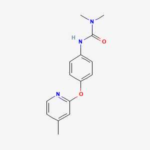 N,N-Dimethyl-N'-{4-[(4-methylpyridin-2-yl)oxy]phenyl}urea