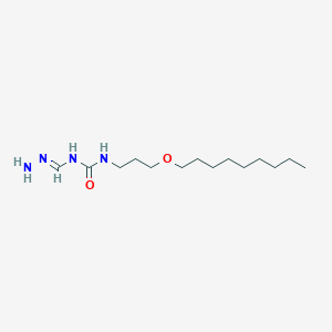 molecular formula C14H30N4O2 B14615007 1-[(E)-hydrazinylidenemethyl]-3-(3-nonoxypropyl)urea 