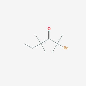 2-Bromo-2,4,4-trimethylhexan-3-one