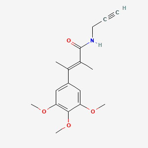 trans-alpha,beta-Dimethyl-N-(2-propynyl)-3,4,5-trimethoxycinnamamide