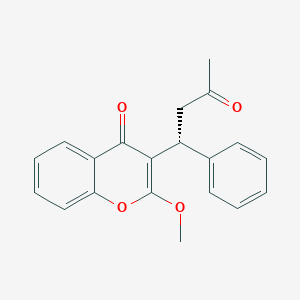 2-Methoxy-3-[(1R)-3-oxo-1-phenylbutyl]-4H-1-benzopyran-4-one