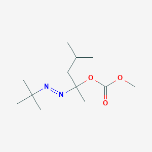 2-[(E)-tert-Butyldiazenyl]-4-methylpentan-2-yl methyl carbonate