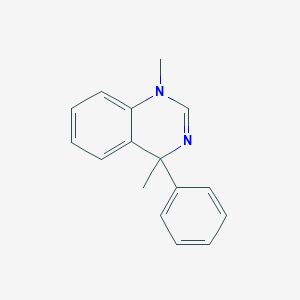 molecular formula C16H16N2 B14615117 1,4-Dimethyl-4-phenyl-1,4-dihydroquinazoline CAS No. 60538-81-0