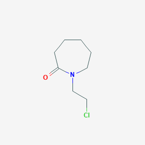 molecular formula C8H14ClNO B1461514 1-(2-Chloroethyl)azepan-2-one CAS No. 90952-48-0
