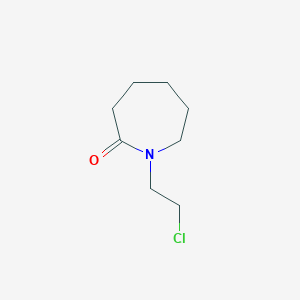 molecular formula C8H14ClNO B1461514 1-(2-氯乙基)氮杂环己酮-2-酮 CAS No. 90952-48-0