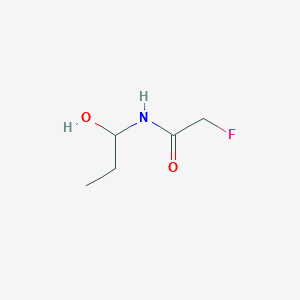 2-Fluoro-N-(1-hydroxypropyl)acetamide