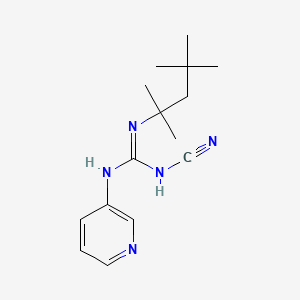 Guanidine, 2-cyano-1-(1,1,3,3-tetramethylbutyl)-3-(3-pyridyl)-